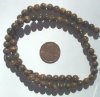 16 inch strand of 6mm Round Tiger Eye Beads